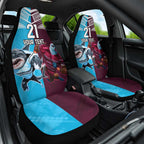 Custom Sea Eagles And Sharks Rugby Car Seat Cover Sporty Style