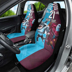 Custom Sea Eagles And Sharks Rugby Car Seat Cover Sporty Style