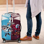 Custom Sea Eagles And Sharks Rugby Luggage Cover Sporty Style