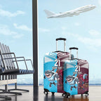 Custom Sea Eagles And Sharks Rugby Luggage Cover Sporty Style