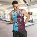 Custom Sea Eagles And Sharks Rugby Men Tank Top Sporty Style