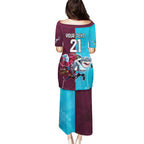 Custom Sea Eagles And Sharks Rugby Puletasi Sporty Style