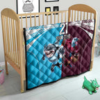 Custom Sea Eagles And Sharks Rugby Quilt Sporty Style