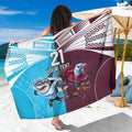 Custom Sea Eagles And Sharks Rugby Sarong Sporty Style