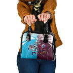 Custom Sea Eagles And Sharks Rugby Shoulder Handbag Sporty Style