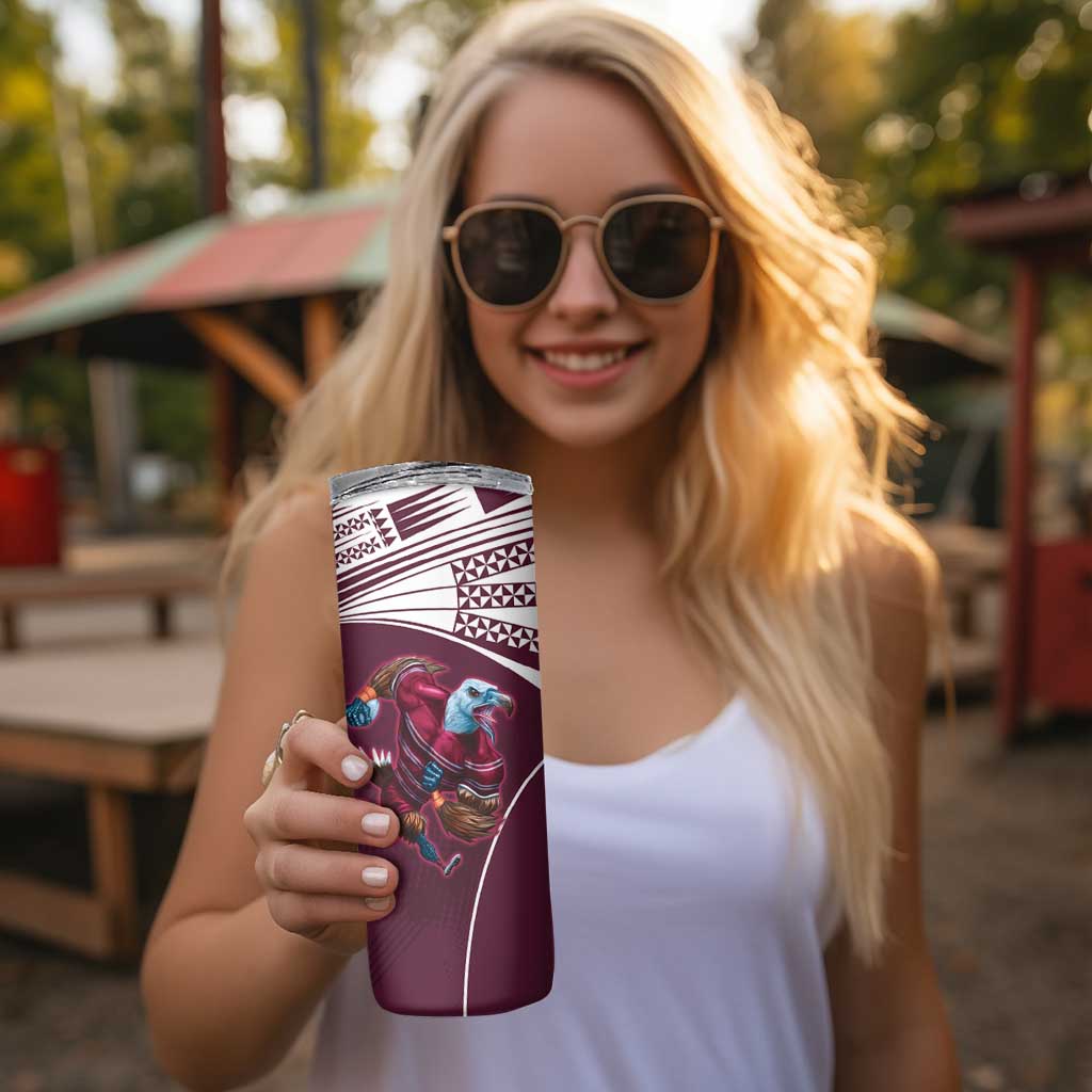 Custom Sea Eagles And Sharks Rugby Skinny Tumbler Sporty Style
