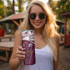 Custom Sea Eagles And Sharks Rugby Skinny Tumbler Sporty Style