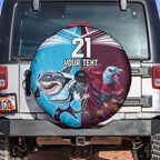 Custom Sea Eagles And Sharks Rugby Spare Tire Cover Sporty Style