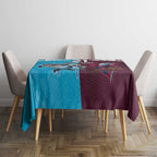Custom Sea Eagles And Sharks Rugby Tablecloth Sporty Style