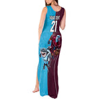 Custom Sea Eagles And Sharks Rugby Tank Maxi Dress Sporty Style