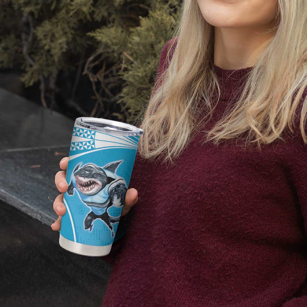Custom Sea Eagles And Sharks Rugby Tumbler Cup Sporty Style
