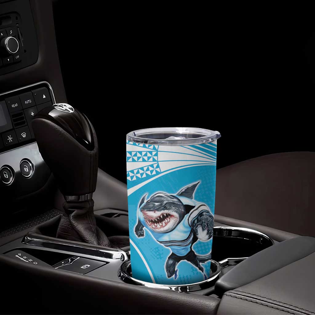 Custom Sea Eagles And Sharks Rugby Tumbler Cup Sporty Style