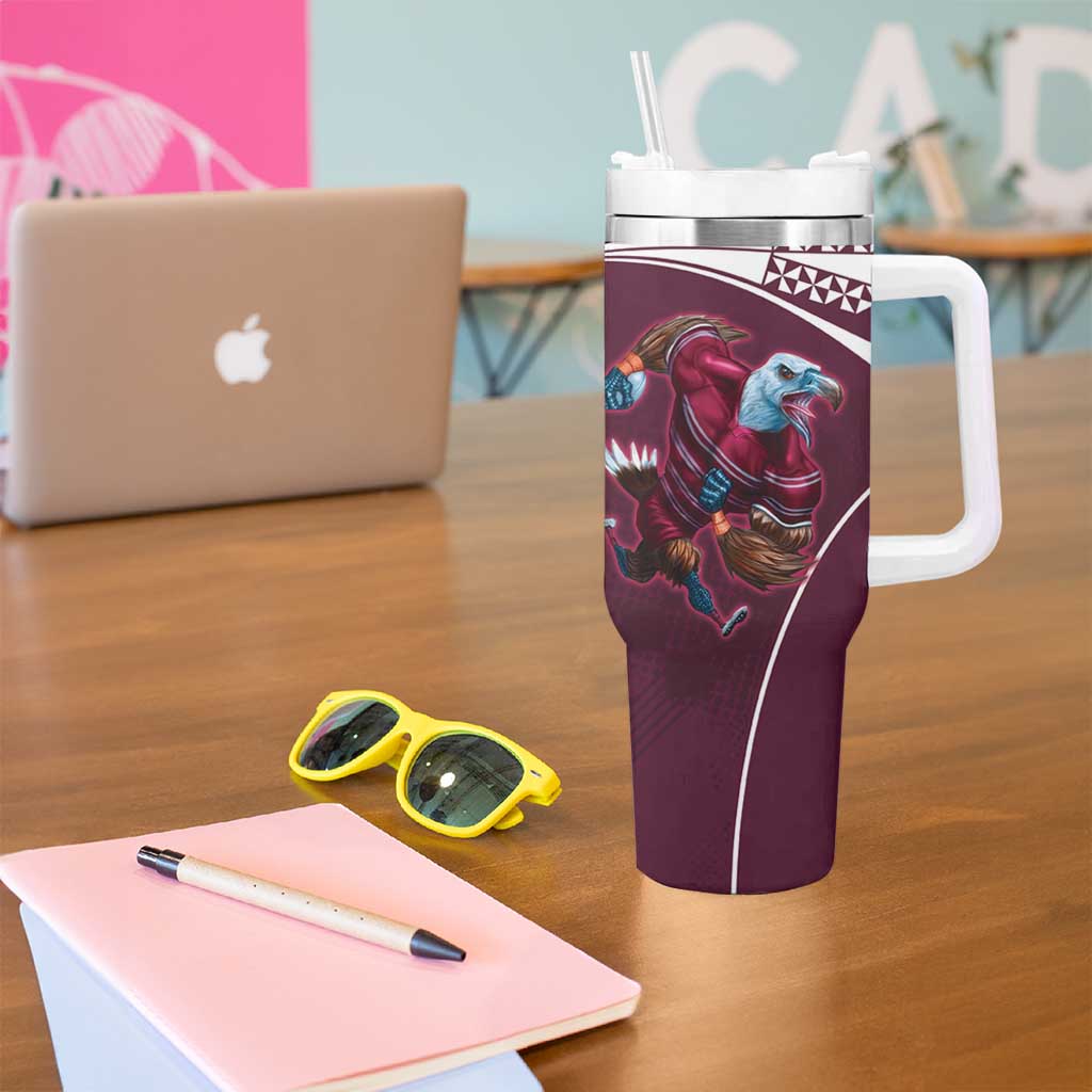Custom Sea Eagles And Sharks Rugby Tumbler With Handle Sporty Style