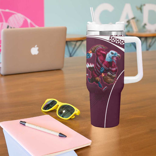 Custom Sea Eagles And Sharks Rugby Tumbler With Handle Sporty Style