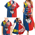 nrl-cowboys-combine-dragon-rugby-family-matching-summer-maxi-dress-and-hawaiian-shirt-sporty-style