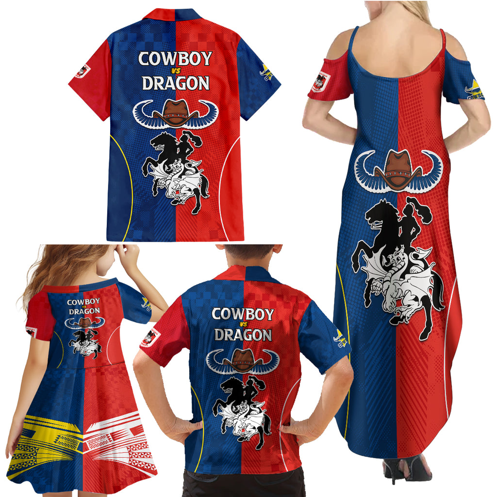 nrl-cowboys-combine-dragon-rugby-family-matching-summer-maxi-dress-and-hawaiian-shirt-sporty-style