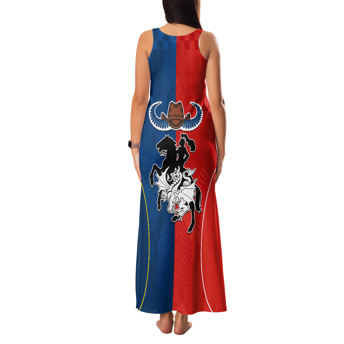 nrl-cowboys-combine-dragon-rugby-family-matching-tank-maxi-dress-and-hawaiian-shirt-sporty-style