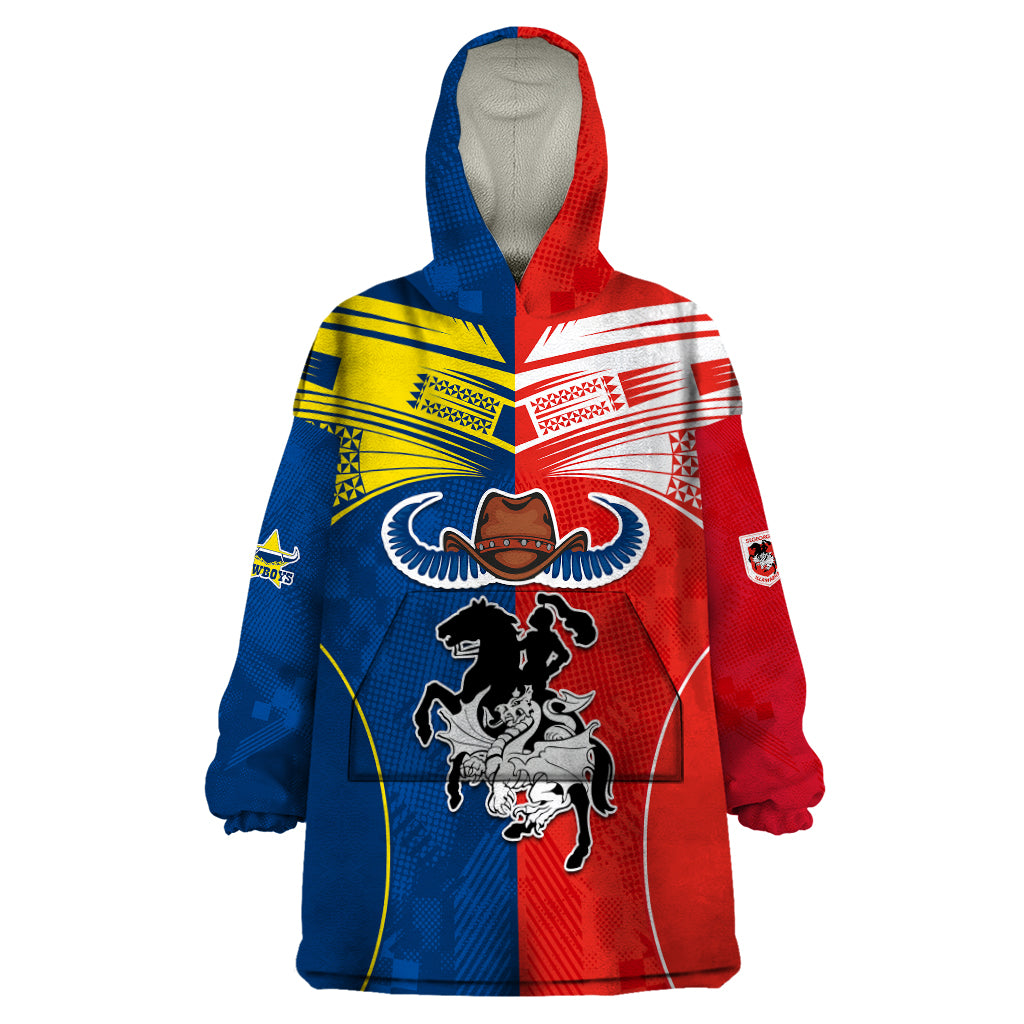 nrl-cowboys-combine-dragon-rugby-wearable-blanket-hoodie-sporty-style
