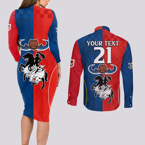 custom-nrl-cowboys-combine-dragon-rugby-couples-matching-long-sleeve-bodycon-dress-and-long-sleeve-button-shirts-sporty-style