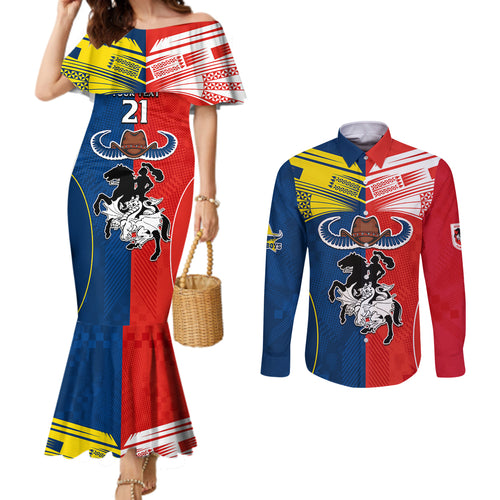 custom-nrl-cowboys-combine-dragon-rugby-couples-matching-mermaid-dress-and-long-sleeve-button-shirts-sporty-style