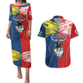 custom-nrl-cowboys-combine-dragon-rugby-couples-matching-puletasi-dress-and-hawaiian-shirt-sporty-style