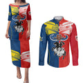 custom-nrl-cowboys-combine-dragon-rugby-couples-matching-puletasi-dress-and-long-sleeve-button-shirts-sporty-style
