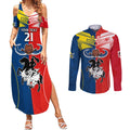 custom-nrl-cowboys-combine-dragon-rugby-couples-matching-summer-maxi-dress-and-long-sleeve-button-shirts-sporty-style