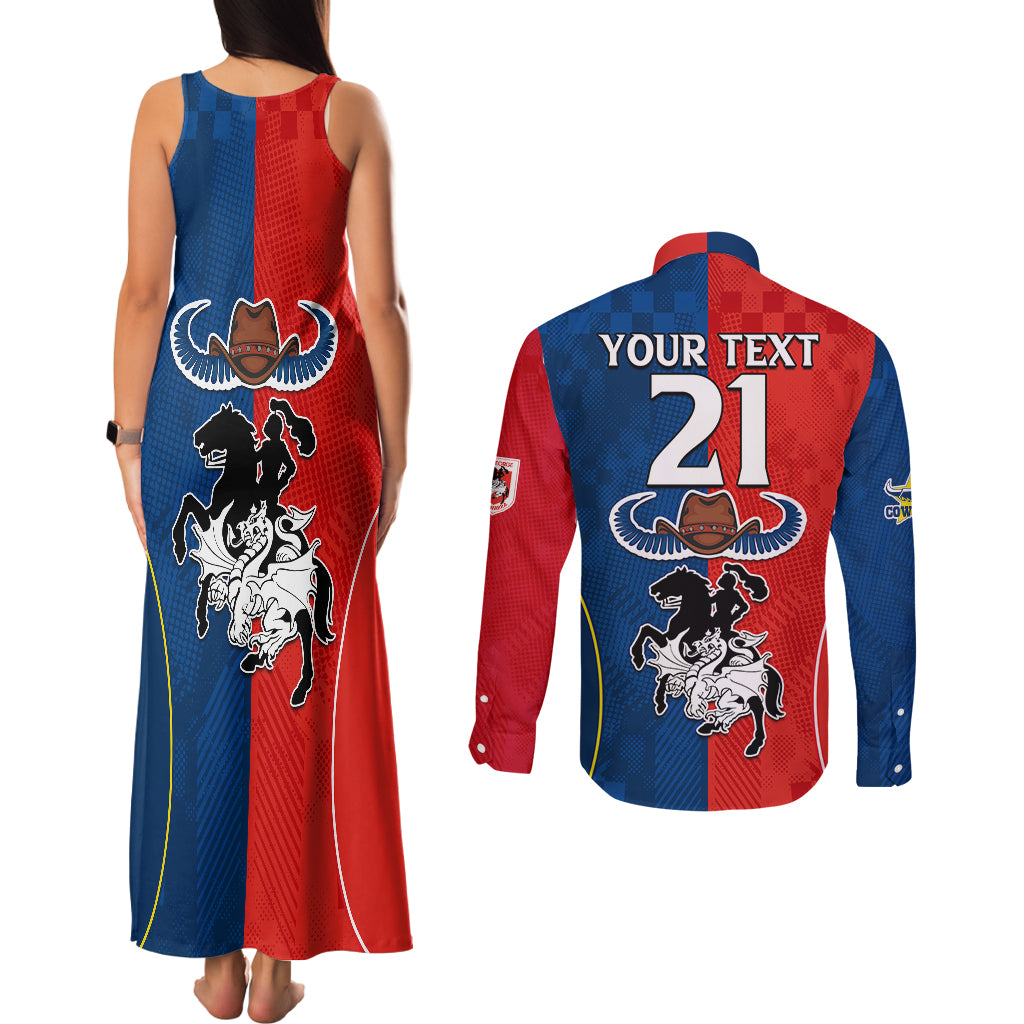 custom-nrl-cowboys-combine-dragon-rugby-couples-matching-tank-maxi-dress-and-long-sleeve-button-shirts-sporty-style