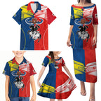 custom-nrl-cowboys-combine-dragon-rugby-family-matching-puletasi-dress-and-hawaiian-shirt-sporty-style
