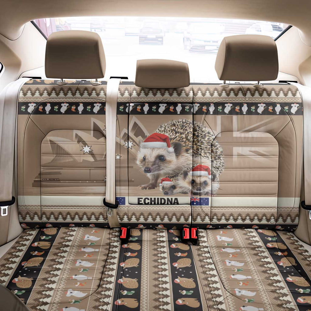 Aussie Echidna Back Car Seat Cover Merry Christmas