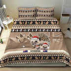 Aussie Echidna Bedding Set Merry Christmas