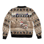 Aussie Echidna Bomber Jacket Merry Christmas