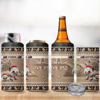 Aussie Echidna 4 in 1 Can Cooler Tumbler Merry Christmas