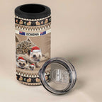 Aussie Echidna 4 in 1 Can Cooler Tumbler Merry Christmas