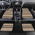 Aussie Echidna Car Mats Merry Christmas