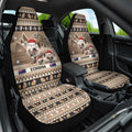 Aussie Echidna Car Seat Cover Merry Christmas