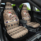 Aussie Echidna Car Seat Cover Merry Christmas
