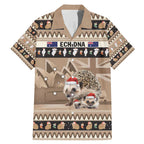 Aussie Echidna Family Matching Mermaid Dress and Hawaiian Shirt Merry Christmas
