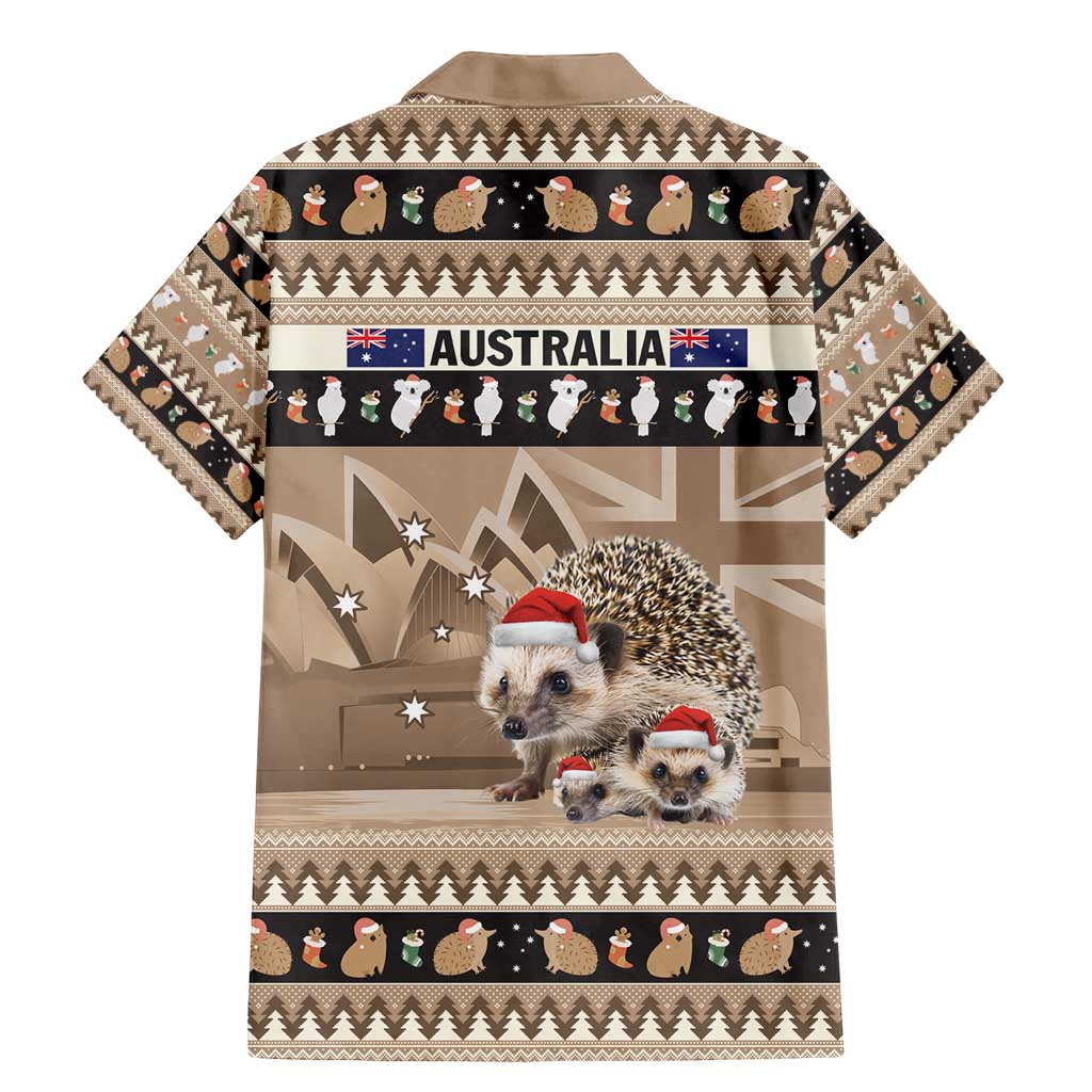 Aussie Echidna Family Matching Mermaid Dress and Hawaiian Shirt Merry Christmas