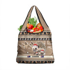 Aussie Echidna Grocery Bag Merry Christmas