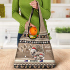 Aussie Echidna Grocery Bag Merry Christmas