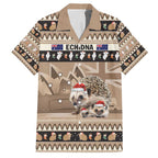 Aussie Echidna Hawaiian Shirt Merry Christmas