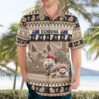 Aussie Echidna Hawaiian Shirt Merry Christmas