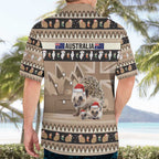 Aussie Echidna Hawaiian Shirt Merry Christmas