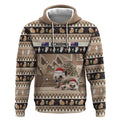 Aussie Echidna Hoodie Merry Christmas