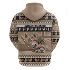 Aussie Echidna Hoodie Merry Christmas