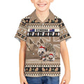 Aussie Echidna Kid Hawaiian Shirt Merry Christmas