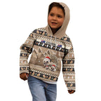 Aussie Echidna Kid Hoodie Merry Christmas