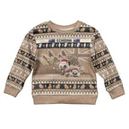 Aussie Echidna Kid Ugly Christmas Sweater Merry Christmas
