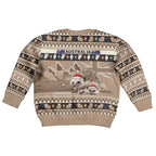Aussie Echidna Kid Ugly Christmas Sweater Merry Christmas
